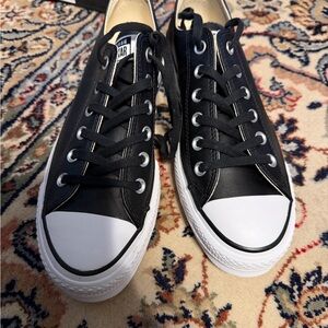 Converse Black and White Low-Top Sneakers
